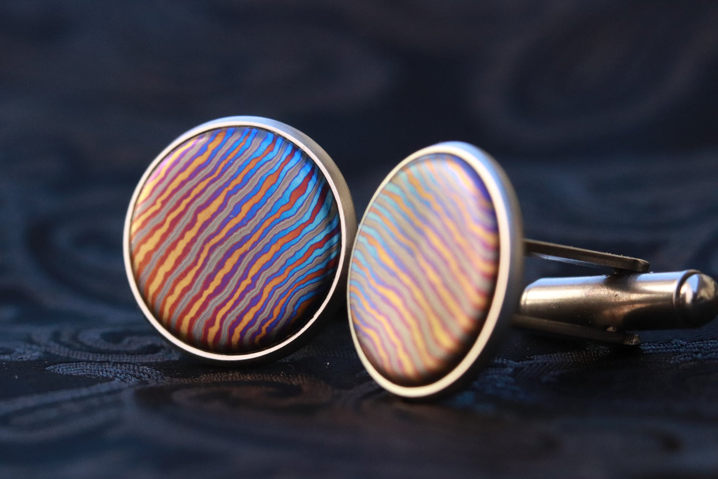 Timascus cufflinks