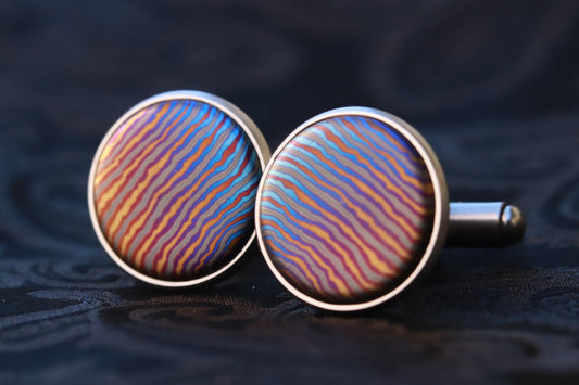 Timascus cufflinks